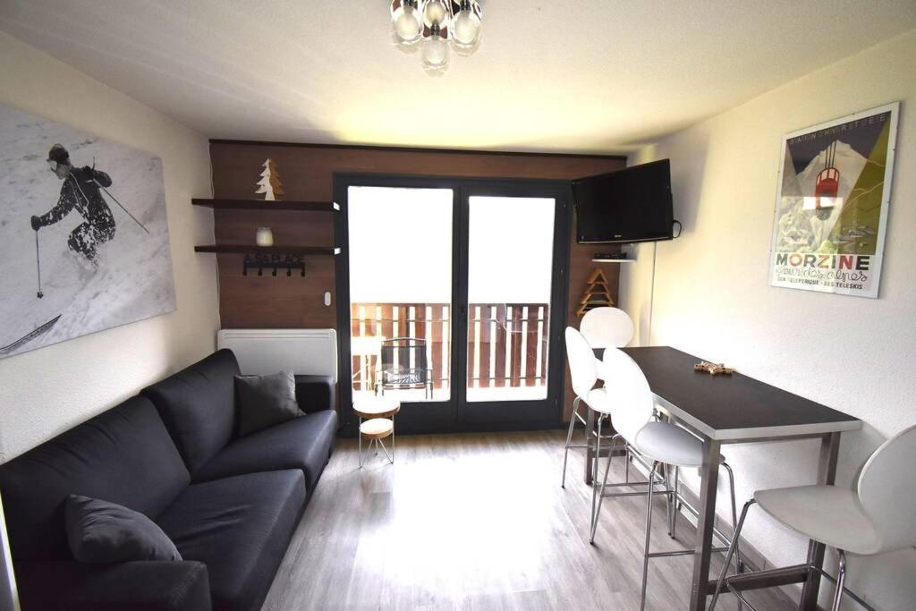 Au Pied Des Pistes B31, Chaleureux Studio 4 Pers, Vue Sur La Vallee Imprenable Avec Wifi, Draps Non Compris Saint-Jean-dʼAulps エクステリア 写真
